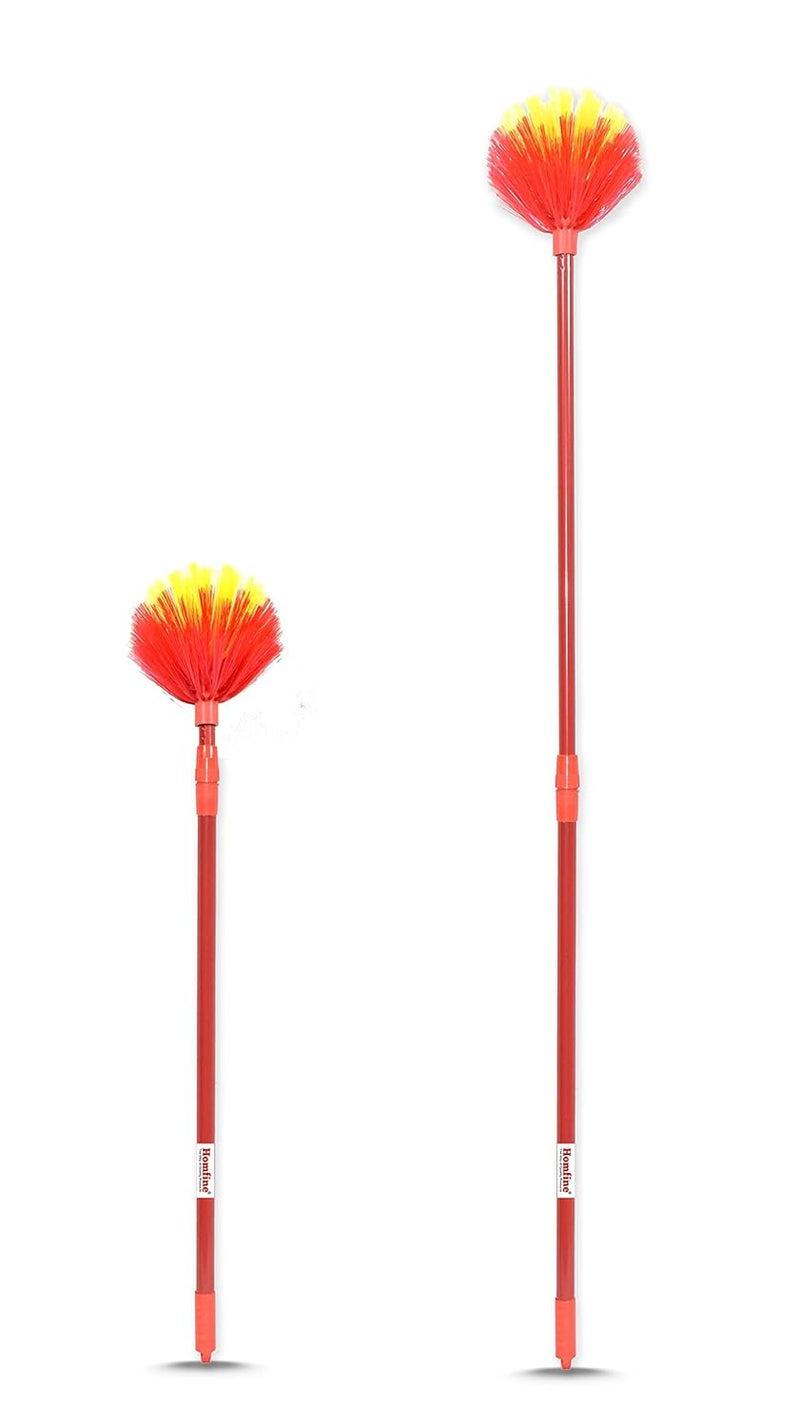 Homfine Homfine Cleaning Series Gobhi Jala Broom Stick for ceiling Jala Cleaning for Home Office Cleans Hidden Corners etc 1 Pc Multi Colour - Image 1