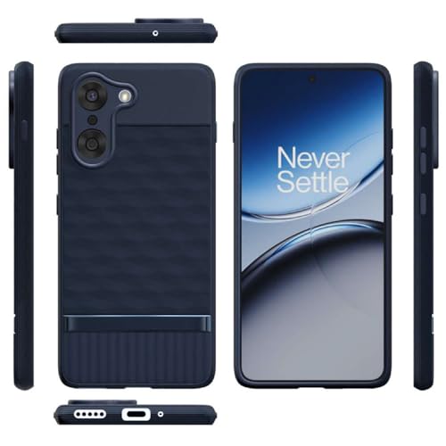 Casotec Shockproof Case for OnePlus Nord CE5 5G | Full Camera Protection | TPU Flexible Back Cover for OnePlus Nord CE5 5G (Steel Blue) - Image 3