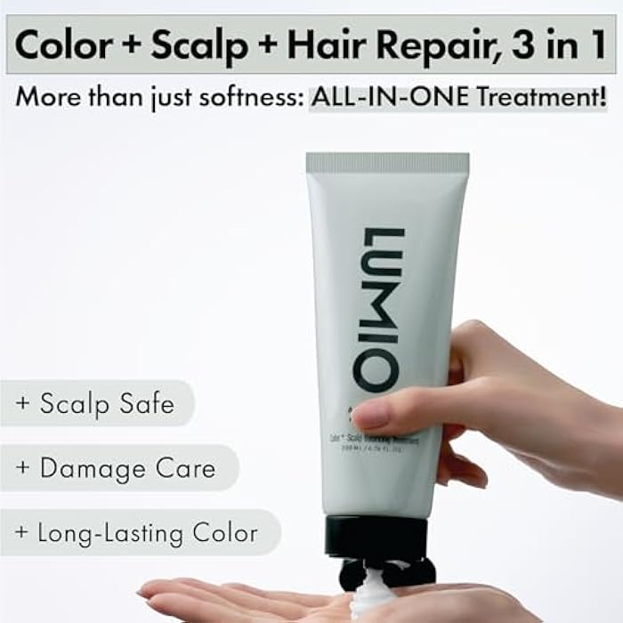 LUMIO Color+ Scalp Balancing Treatment | Color Safe, Scalp & Damage Repair, for Color-Treated Hair & Sensitive Scalp, K-Beauty, Professional Salon Formula, Sulfate-Free, Low-pH, 6.76 fl.oz - Image 2