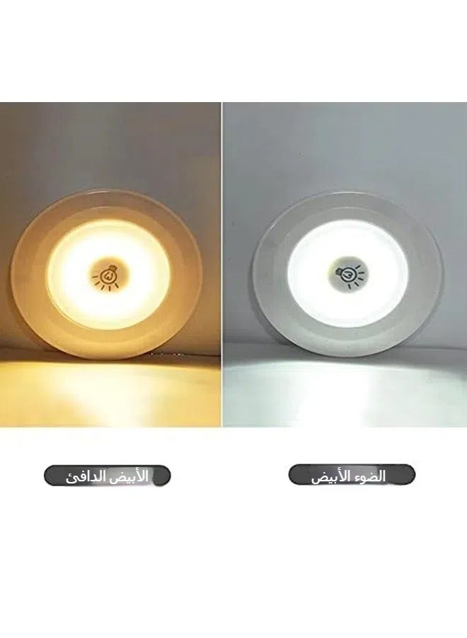 جنرال ست مجموعات من مصابيح كوب سوبر ساطعة بقوة 3 وات لتحت الأخمسة. مصابيح LED بمراقبة لاسلكية ويمكن تعديل شدتها، تستخدم كمصابيح نوم في الخزانات وفي غرف النوم المنزلية وفي المطابخ.  - Image 2