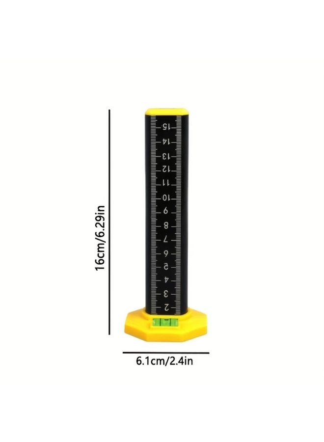Black Heavy Duty Dual Purpose Laser Level Tool for Tile Floor Wall Construction - Image 1