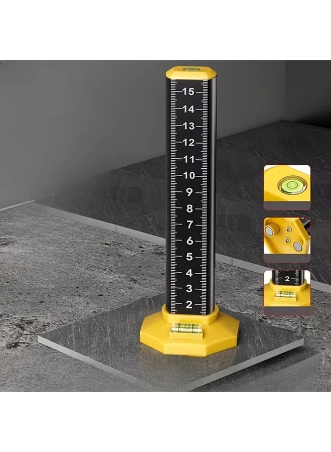 Black Heavy Duty Dual Purpose Laser Level Tool for Tile Floor Wall Construction - Image 5