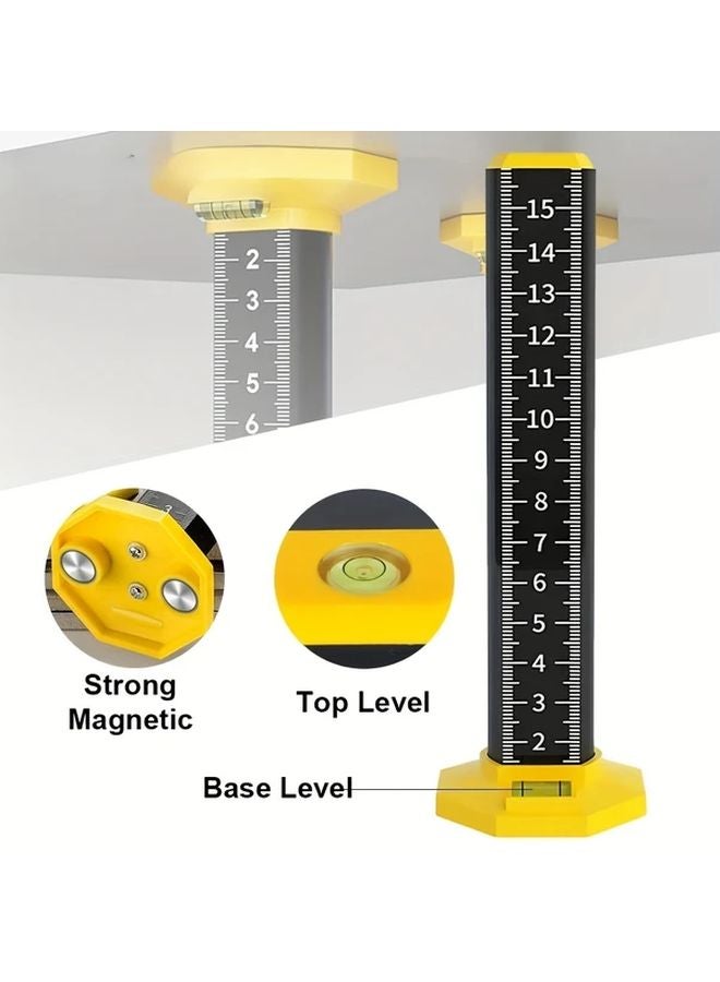 Black Heavy Duty Dual Purpose Laser Level Tool for Tile Floor Wall Construction - Image 3