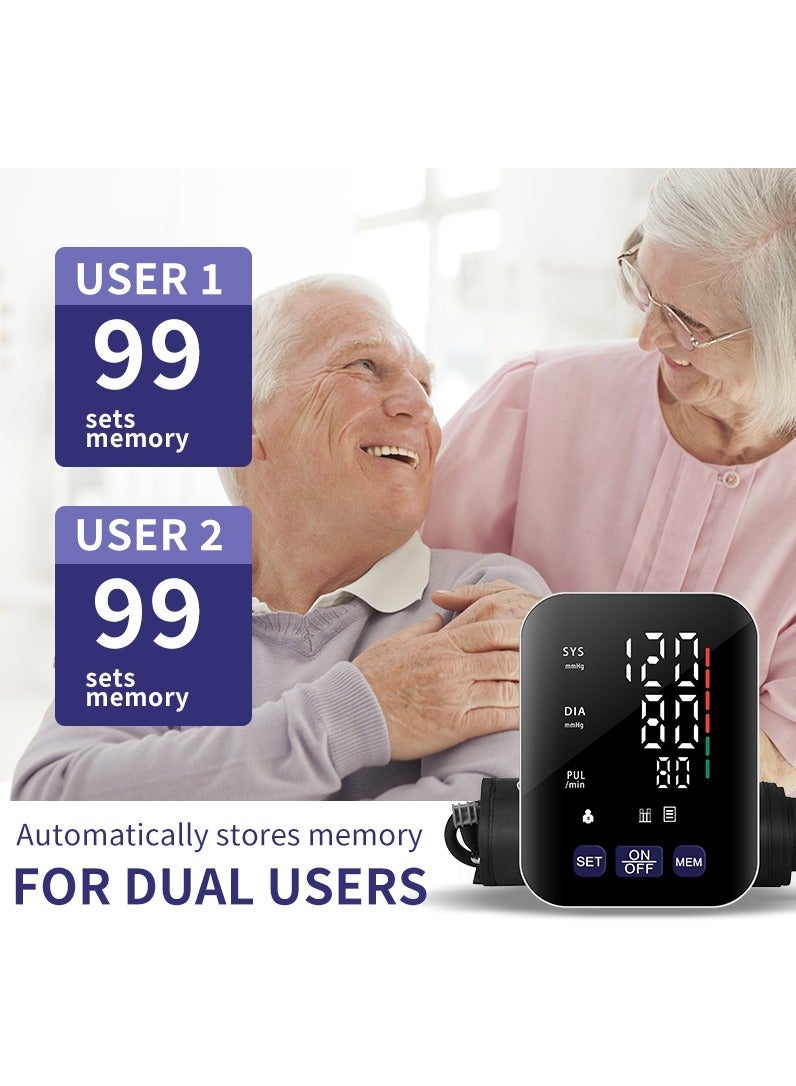 general Blood Pressure Monitor, Home Upper Arm Blood Pressure Monitor, Adjustable Blood Pressure Cuff, One-Button Operation, Accurate Blood Pressure Measurement Device - Image 3