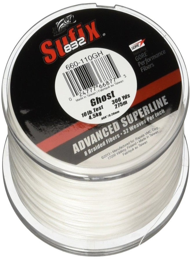 Sufix 832 Braid 50 lb Ghost 300 yards