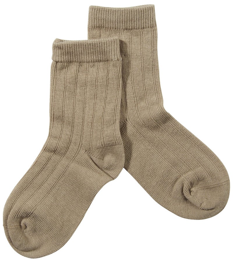 Jefferies Socks Boys 2-7 Rib Crew 3 Pair Pack, Khaki, Small - Image 3