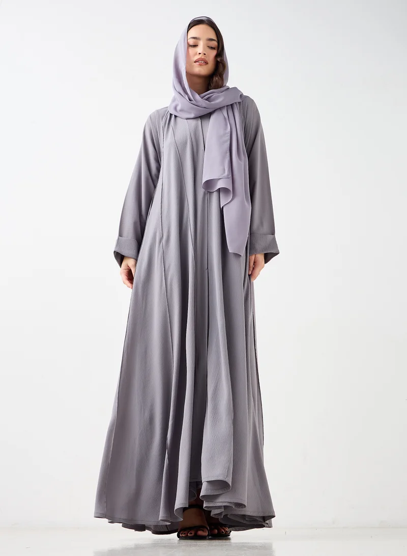 Hadiyath Al Madinah Classic Flowy Style Abaya - HM