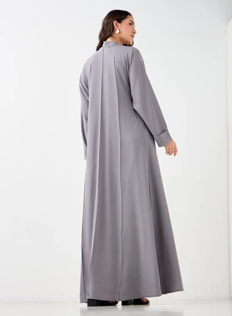 Hadiyath Al Madinah Classic Flowy Style Abaya - HM