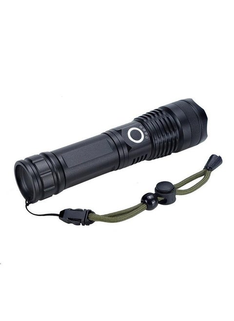 Rechargeable LED Flashlights, Super Bright Zoomable Flashlight with 5 Modes, Handheld Light with 26650 Battery Camping