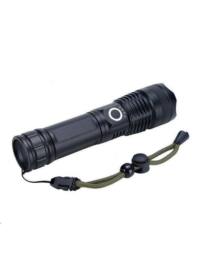 Rechargeable LED Flashlights, Super Bright Zoomable Flashlight with 5 Modes, Handheld Light with 26650 Battery Camping