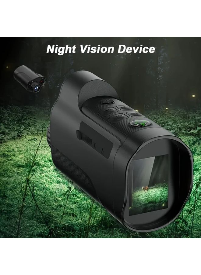 Night Vision Monocular 800m Starlight 10x Zoom 2 Inch HD Screen 5W IR Rechargeable - Image 1