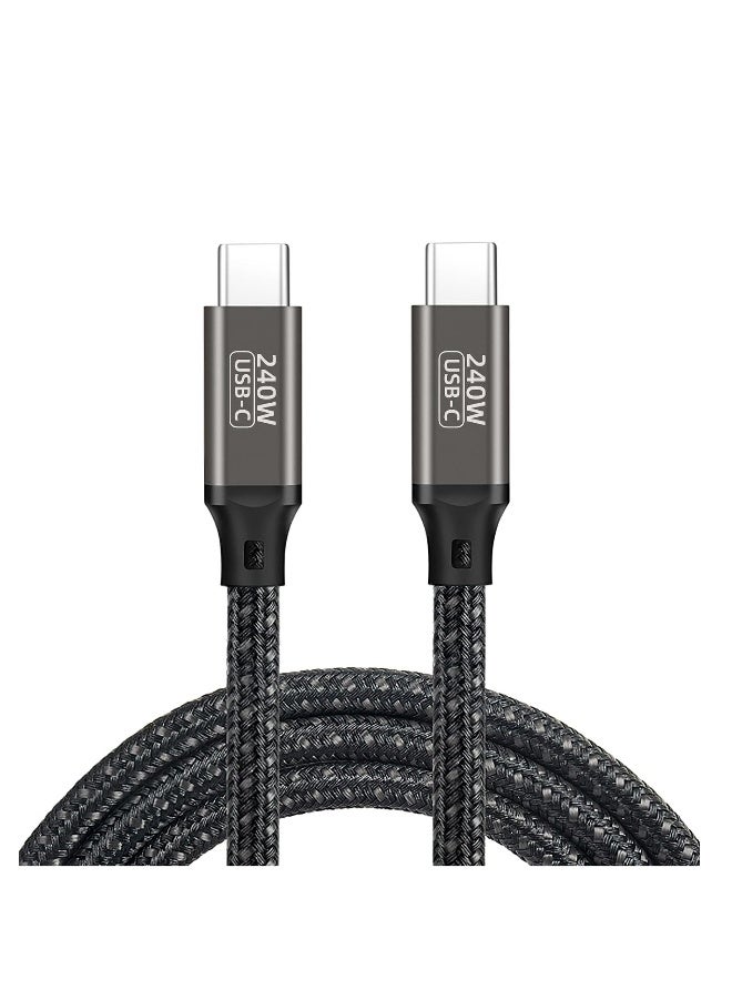 Link Cable 10 FT for Apple Vision Pro, USB-C to USB-C, PD 3.1 240W Fast Charging Cord for Vision Pro, High-Speed PC Data Transfer, Premium Apple Vision Pro Accessories, 1 Pcs - Image 1
