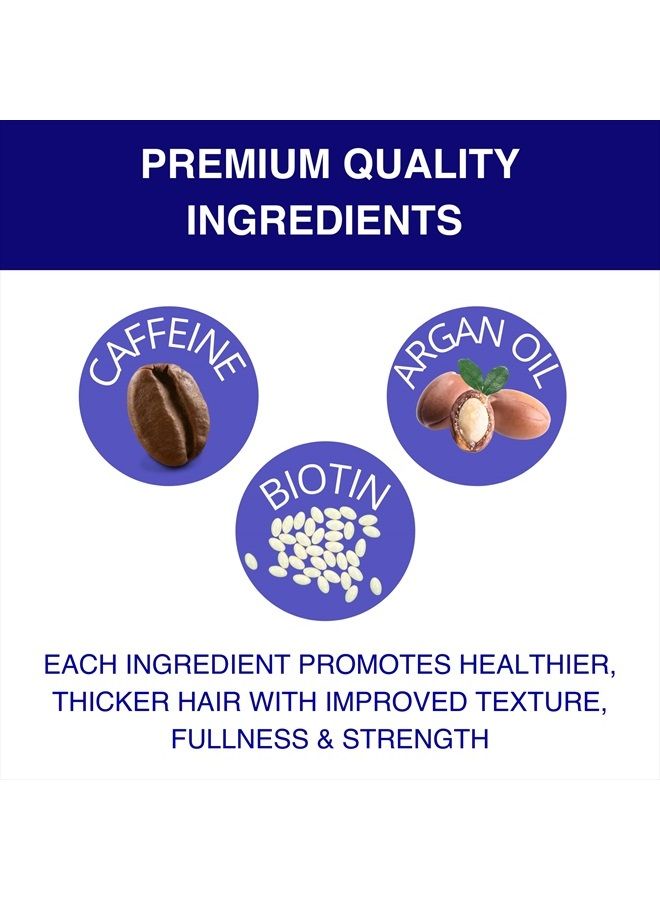 GroMD Biotin Shampoo and Conditioner, Hair Growth Shampoo, Hair Loss Shampoo for Men & Women, Regrowth Treatment & Thickening, Contains Argan Oil & DHT Blocking Ingredients, Doctor-Formulated, 10 oz - Image 5