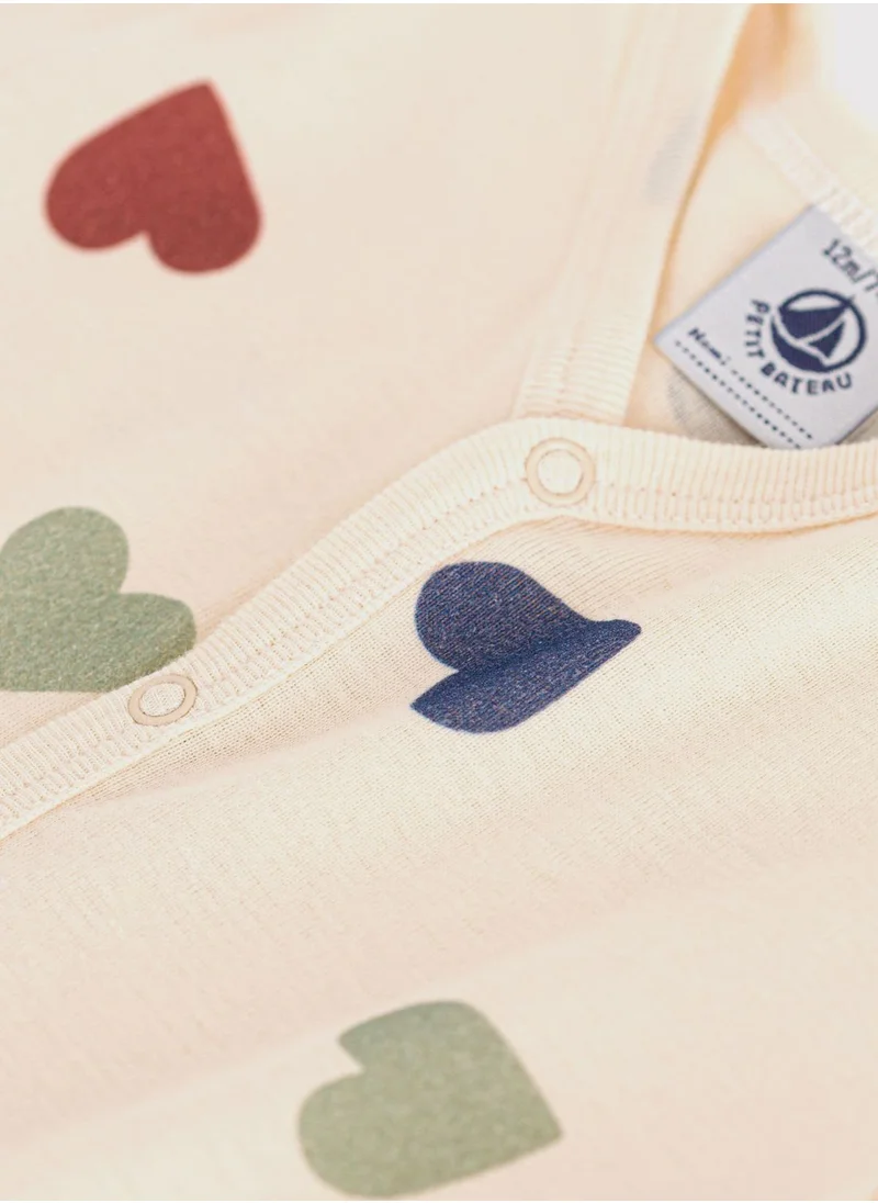 بيتي باتو Kids Heart Printed Playsuit