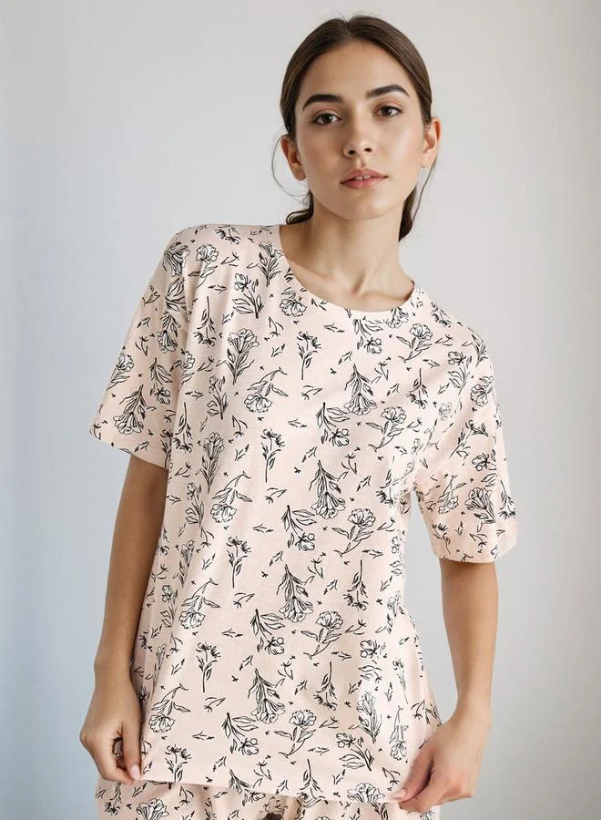 Splash FAV Pyjama Short Set T-shirt and Shorts Cotton