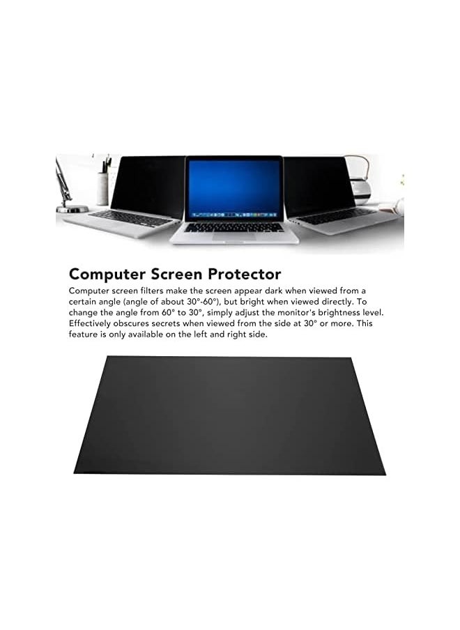erorex 20 Inch Computer Filter 16:9 Aspect Ratio Widescreen Laptop Monitor Anti Peeping Film Anti Blue Light Screen Protector Anti Scratch for PC Laptop  - Image 4
