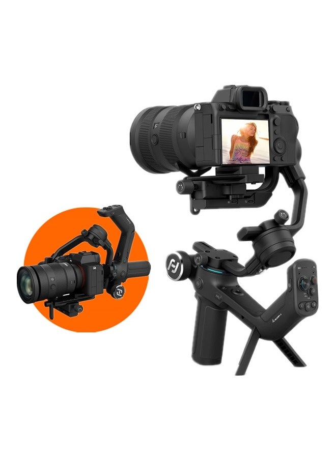 FeiyuTech FeiyuTech SCORP-C Camera Stabilizer, Gimbal for DSLR and Mirrorless Camera, 3-Axis Handheld Camera Gimbal,5.5lbs Payload, for Sony α7Ⅳ A6300/A6400 A7S3 a9/a7 for Canon 5D3/80D for Nikon D7500/Z5/Z6 II  - Image 1