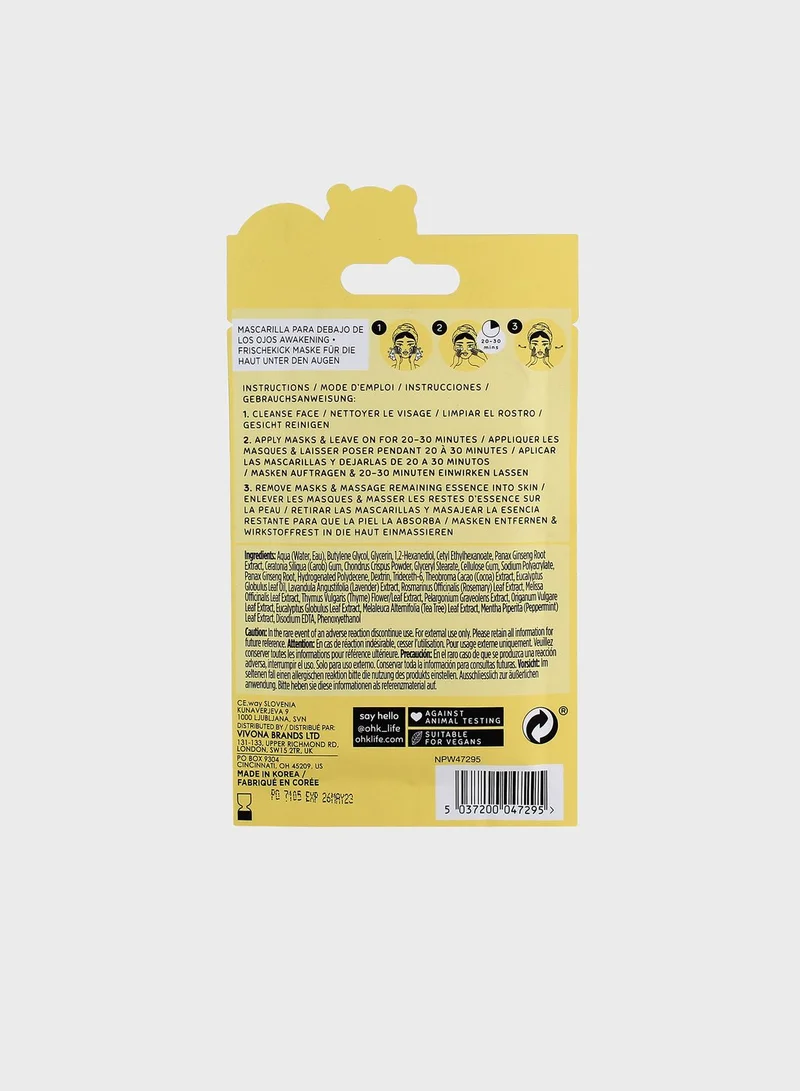 اوه كي رقاقات تحت العين - بالجينسنغ الاحمر والاوكالبتوس