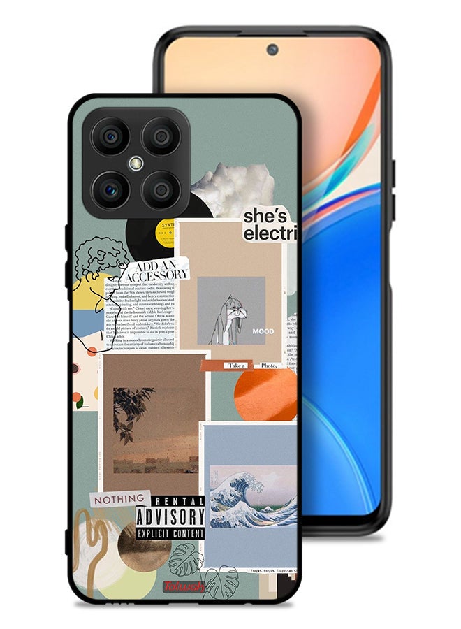 Tolwak Honor X8 4G Protective Case Cover She Is Electric - Image 1