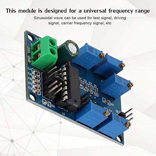 Ciglow ICL8038 Medium/Low Frequency Sine/Triangular/Rectangular Signal Generator Module with Multi-Waveform Output - Image 2