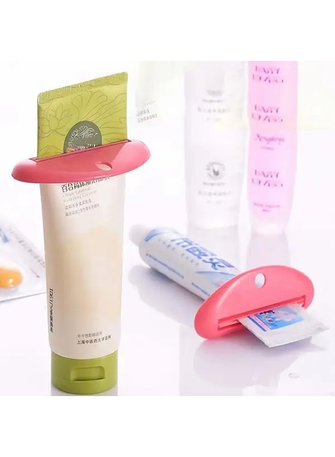 4pcs Plastic Toothpaste Dispenser Set With Squeezer Tools PP Material Mixed Items - Image 5