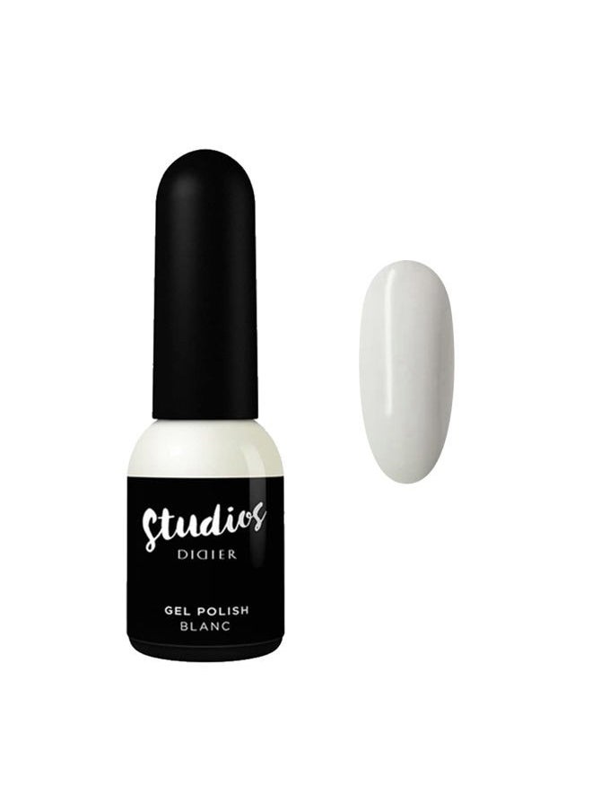 DIDIER LAB - Studios Gel Polish Blanc - Professional Manicure Pedicure Products - Rich Pigment for Complete Nail Coverage - Flawless Shine - Suitable for Beginners - UV Lamp - Gift for Women - Image 1
