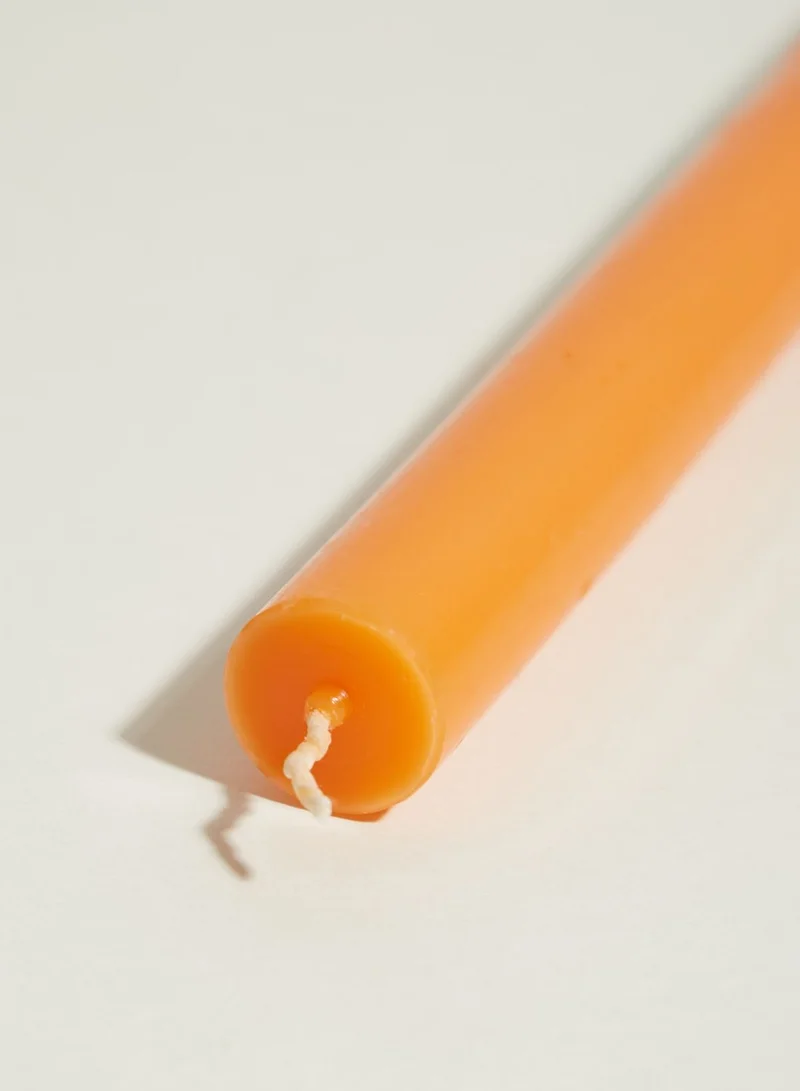 Talking Tables Orange Straight Dinner Candle (Must Be Purchased In Pack But Sold Separately)