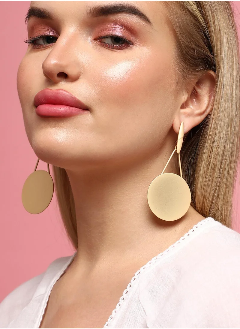 SOHI Mesmerizing Movement Swinging Drop Earrings