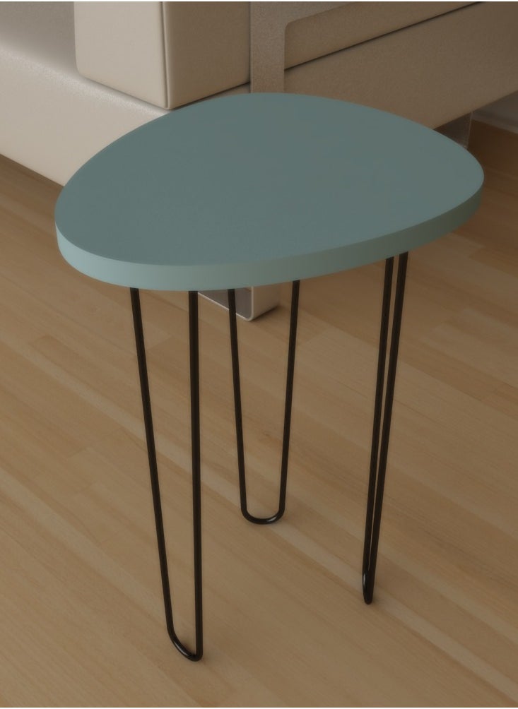 Generic Momentum Modern Side table, Metal legs, PVC surface, 50 CM.  - Image 2