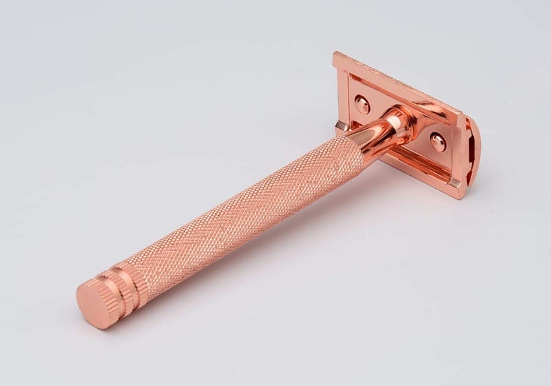Pristine Shaving Double Edge Safety Razor For Men COPPER PLATING (Close Comb) - Image 3