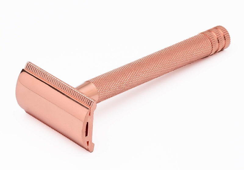 Pristine Shaving Double Edge Safety Razor For Men COPPER PLATING (Close Comb) - Image 1
