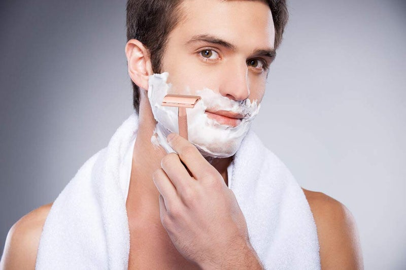 Pristine Shaving Double Edge Safety Razor For Men COPPER PLATING (Close Comb) - Image 5