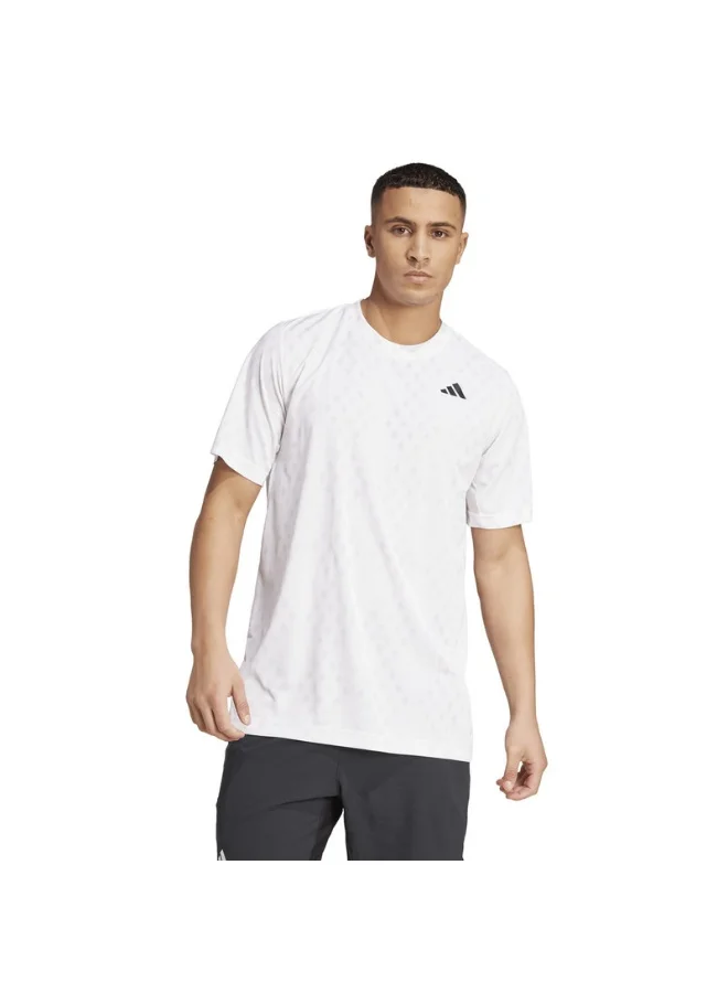 adidas تيشيرت كلوب جراف أبيض رجالي