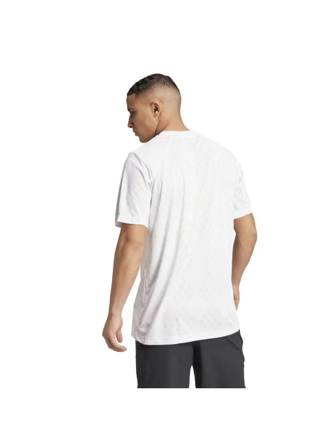 Adidas WHITE/DSHGRY Club Tennis Climacool Graphic T-Shirt for Men | Best Price UAE