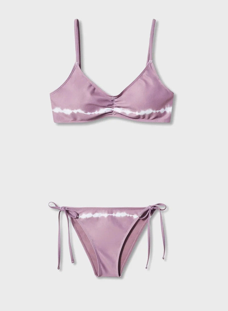 MANGO Youth Tie Dye Bikini