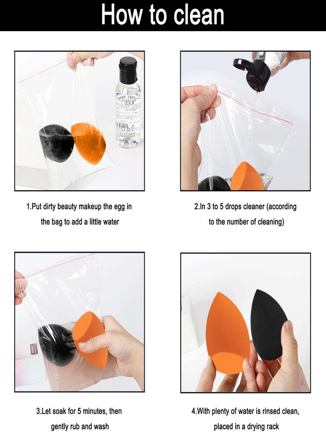 Scartink 12 Pieces Professional Makeup Sponge Set,Latex Free Flawless Soft Setting Face Puffs,Makeup Blending Sponge Cosmetic Applicator for Powder,Liquid,Facial Makeup Tools - Image 5