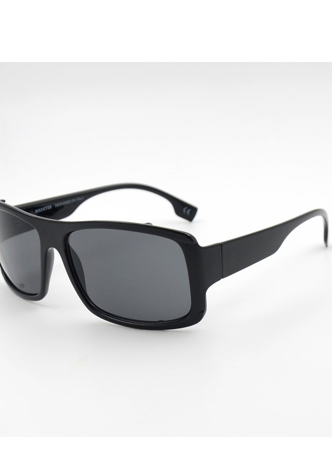 MADEYES نظارات شمسية للرجال بحماية من الأشعة فوق البنفسجية EE23P069-3 - أسود - Image 2