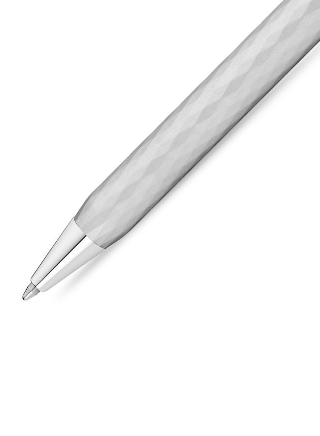 CERRUTI 1881 Silver and Blue Stainless Steel Blue Ink Pen for Men - Image 3