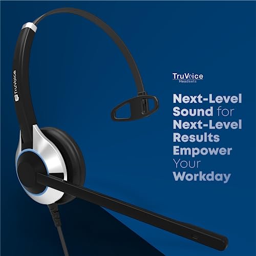 TruVoice Computer Headset Bundle for Training | Monitoring | Supervising : Includes 2 x HD500 Headset with NC Microphone, Training Splitter Y Cable and USB Adapter Compatible with PC and Softphones. - Image 5