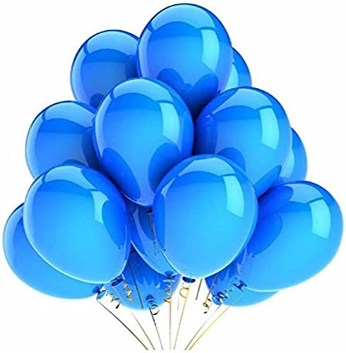 Vail Creations Made in India 12 inch HD Metallic Finish Balloons for Birthday/Anniversary Party Decoration (Blue, 50) - Image 5