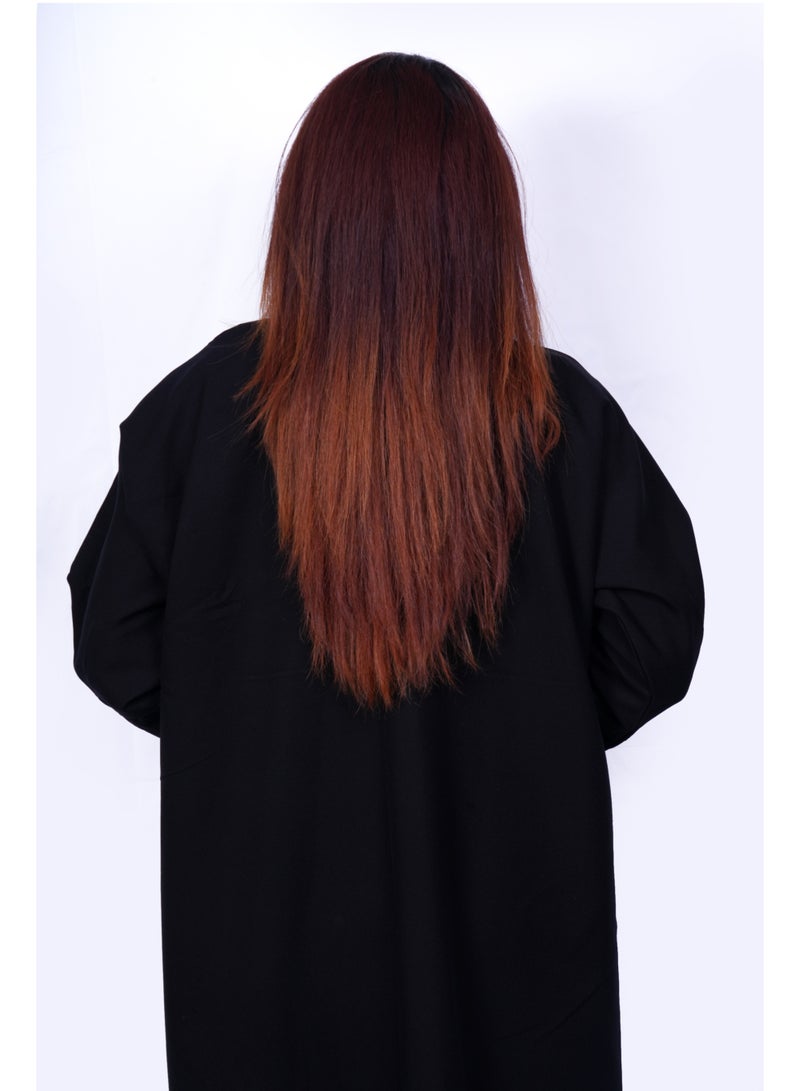 فاشون لاين عباية عربية جذابة باللون الأسود - Image 2