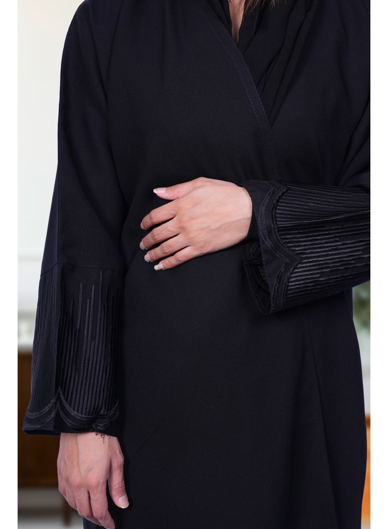 فاشون لاين عباية عربية جذابة باللون الأسود - Image 5