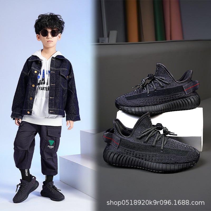 Baiyi Coconut Shoes 350 Breathable Children'S Shoes Summer Soft Sole Sports Shoes For Boys And Girls 2025 Large And Small Children'S Casual Shoes - Image 2