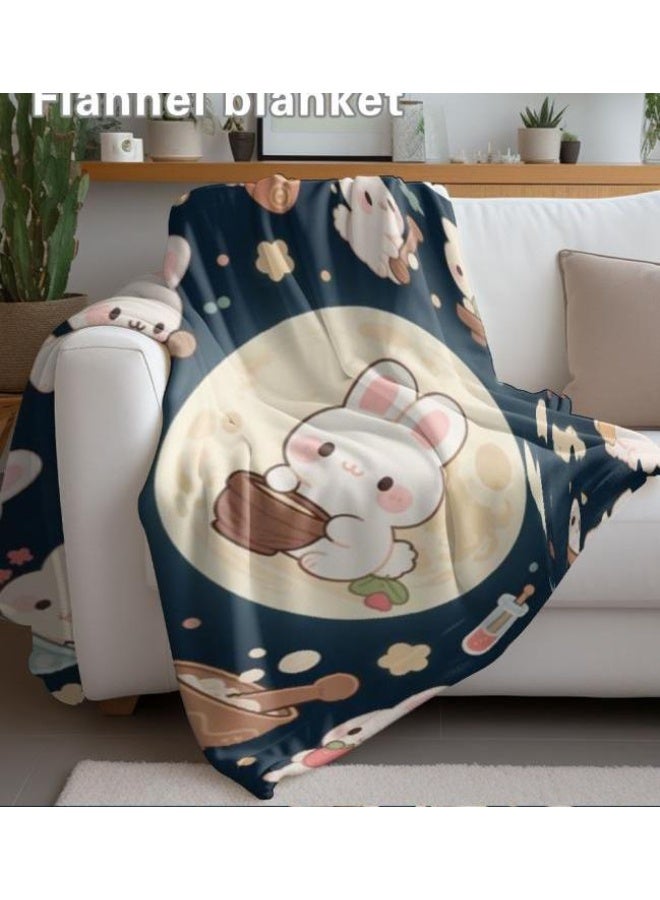 عام بطانية رقيقة من الفانيلا (حرارة ومريحة، ومناسبة للنوم واستخدام اللعبة والغبار والرمل) 150 سم * 200 سم - 776 - Image 4