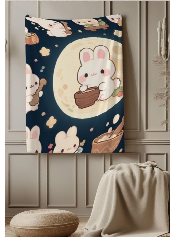 عام بطانية رقيقة من الفانيلا (حرارة ومريحة، ومناسبة للنوم واستخدام اللعبة والغبار والرمل) 150 سم * 200 سم - 776 - Image 1