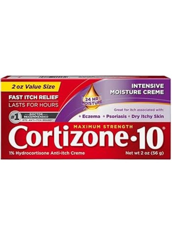 Cortizone 10, Intensive Moisture Creme 2 oz - Image 1