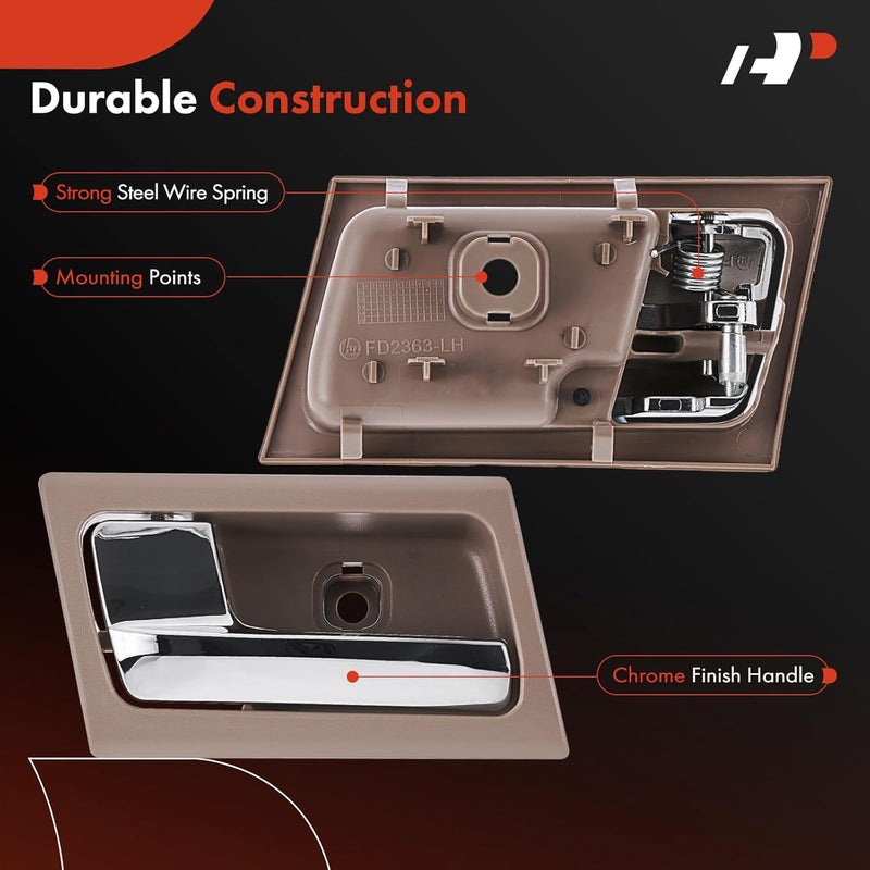 A-Premium Driver Side Interior Door Handle for Ford & Mercury - Image 4