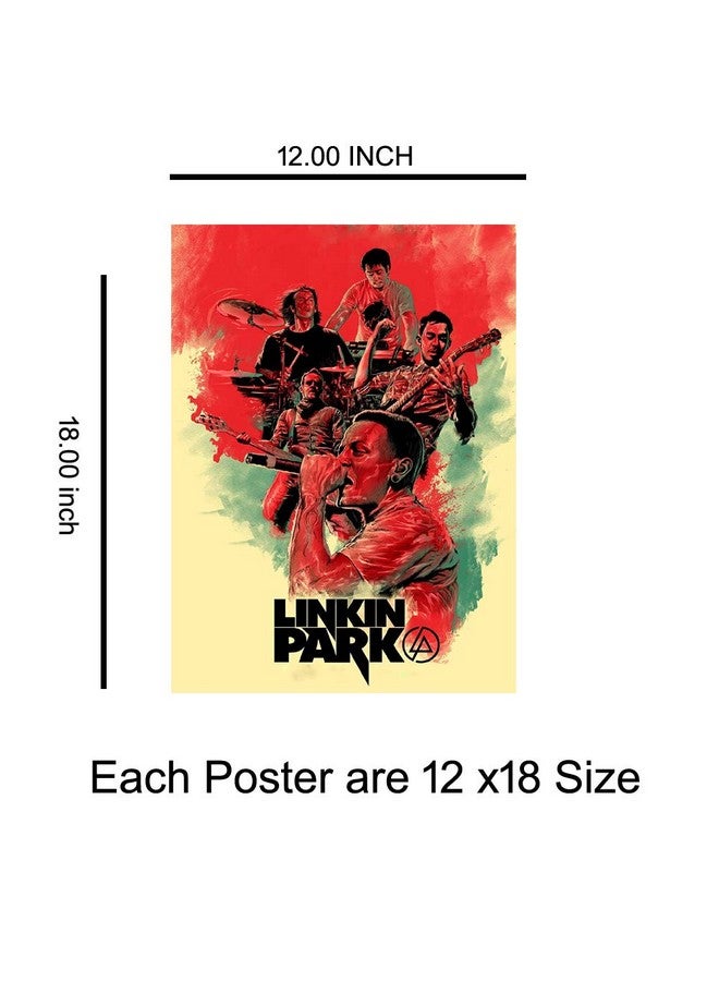 KARTMEN Craft Qila Linkin Park Album Posters GI033, 300 GSM (Paper, 12 x 18 Inch, Multicolour) - Image 2