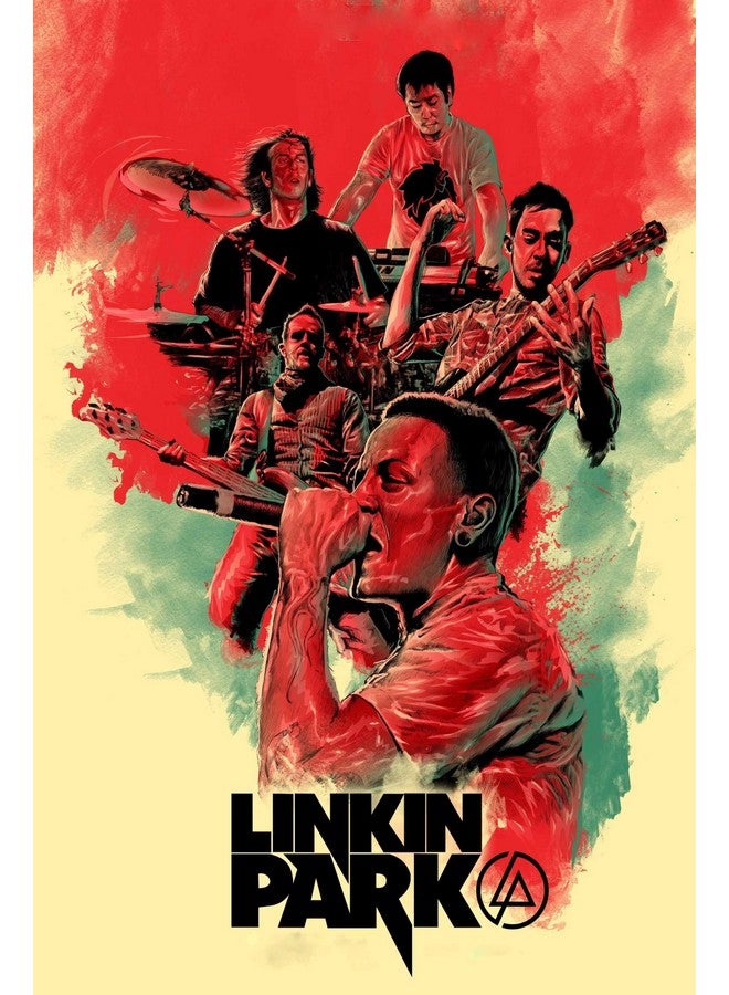 KARTMEN Craft Qila Linkin Park Album Posters GI033, 300 GSM (Paper, 12 x 18 Inch, Multicolour) - Image 1