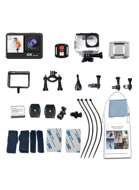 Underwater Sports Camera 5k Diving Waterproof Anti-shake 4k60 Frame Photography Camera Digital Computer/sports-Color:4K30FPS Camera Without Touch Screen With Remote Control (full V3 For Sony 179 Lens)
